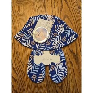 Baby Boy Blue Reef Swim Hat and Shoes Set Sun Protection UPF 50+ NWT